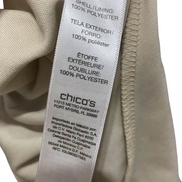 Chico's Women Boho Pink Orange Scarf Print Long Flowy Maxi Dress Sz 0 - Picture 12 of 13